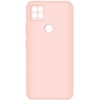 Dėklas Evelatus Xiaomi Redmi 9C / 10A Soft Touch Silicone rusvai gelsvas