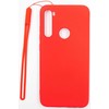 Evelatus Xiaomi Xiaomi Redmi Note 8 / Redmi Note 8 2021 Soft Touch Silikoninis dėklas with Strap Raudona