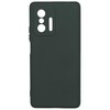 Evelatus Xiaomi Xiaomi 11T/11T Pro Nano Silikoninis dėklas Soft Touch TPU Dark Žalias