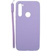 Evelatus Xiaomi Xiaomi Redmi Note 8 / Redmi Note 8 2021 Soft Touch Silikoninis dėklas with Strap Violetinė