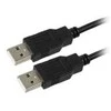 GEMBIRD CCP-USB2-AMAM-6 Gembird USB 2.0 AM/AM Cable, 6FT, Juodas