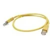 GEMBIRD CAT5e UTP Patch laidas geltonas 0,5m