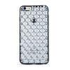Dėklas GreenGo Apple iPhone 7 Plus Grid case Sidabrinis