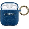 Apple AirPods Guess silikoninis Glitter (GUACCSILGLBL) ausinių dėklas mėlynos spalvos