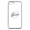 Dėklas Guess Guess GUHCP7LTRHS iPhone 6/7/8 Plus sidabrinis/sidabrinė hardcase Signature Heart universalus