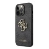 Dėklas Guess Apple iPhone 13 Pro Max Metal Logo Case Pilkas