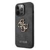 Guess Apple iPhone 13 Pro metalinis logotipo dėklas Pilkas