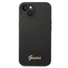 Dėklas GUESS GUHCP14MSLSMK IPHONE 14 PLUS / 15 PLUS 6.7 "Juodas / Juodas HARD CASE SILICONE VINTAGE GOLD LOGO