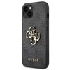 Guess PU 4G Metal Logo dėklas skirtas Apple iPhone 14 Plus pilkos spalvos