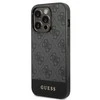 Guess GUHCP14XG4GLGR Apple iPhone 14 Pro Max 6,7" dėklas telefonui pilkos spalvos hard case 4G Stripe Collection