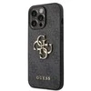 Apple iPhone 14 Pro Guess dėklas 4G Big Metal Logo pilkos spalvos