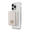 „Guess“ indukcinė išorinė baterija 15W GUPBM5AL4DMD 5000mAh aukso spalvos „MagSafe 4G“ su metaliniu logotipu