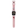 Universali apyrankė Apple Watch 1 / 2 / 3 / 4 / 5 / 6 / 7 / 8 / SE / Ultra (42 / 44 / 45 / 49 mm) Hello Kitty Kitty Head (HKAWLSCHBLP) rožinės spalvos