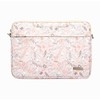 iLike 13-14 Inches Fabric Nešiojamas kompiuteris Bag With Strap Flower Rožinė