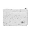 iLike 15-16 Inches Fabric Nešiojamas kompiuteris Bag Marble Baltas