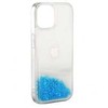 iLike Apple iPhone 11 Silikoninis dėklas Vanduo Glitter Mėlyna