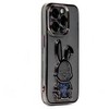 iLike Apple iPhone 14 Pro Max Silikoninis dėklas Print Desire Rabbit Juodas