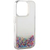 iLike Apple iPhone 14 Silikoninis dėklas Vanduo Glitter Rainbow