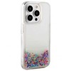 iLike Apple iPhone 15 Pro Max Silikoninis dėklas Vanduo Glitter Rainbow