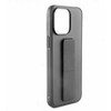 iLike Apple iPhone 15 Silikoninis dėklas with stand Juodas