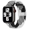 Išmaniojo laikrodžio Apple 2/3/4/5/6/7/SE silikoninis Hurtel dirželis, Juodos/Baltos spalvos, 42/44/45 mm