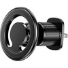 iLike Universal C61 Metal Car Air Vent Screw Fix Universal Magnetic magsafe Ring size Išmanusis telefonas adjustable holder Juodas