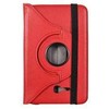 iLike Rotated Book Case for SAMSUNG GALAXY 7.0 TAB 3 LITE Raudona