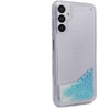 iLike Samsung Galaxy A14 5G Silikoninis dėklas Vanduo Glitter Mėlyna