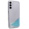 iLike Samsung Galaxy A14 5G Silikoninis dėklas Vanduo Glitter Mėlyna
