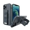 iLike Hurtel Rope dėklas su dirželiu skirtas Samsung Galaxy A22 5G, tamsiai mėlynas