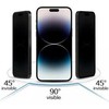 iLike Topt Apsauginis stiklas Privacy Glass skirtas Samsung Galaxy S23 Ultra Juodas