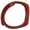 iLike iWear universalus silikoninis dirželis išmaniųjų apyrankių modeliams – SM6 SM7 SM8 (18x250mm) Raudonas
