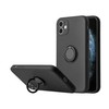 Dėklas iLike Xiaomi SILICONE RING DO XIAOMI REDMI 9C / 10A Juodas