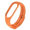 Išmaniosios apyrankės Xiaomi Smart Band 7 silikoninis dirželis, Oranžinės spalvos