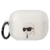 Apple AirPods Pro 2 Karl Lagerfeld Ikonik Karl Lagerfeld (KLAP2HNIKTCT) ausinių dėklas skaidrus