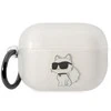 Apple AirPods Pro 2 Karl Lagerfeld Ikonik Choupette (KLAP2HNCHTCT) ausinių dėklas skaidrus