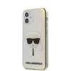 Dėklas Karl Lagerfeld KLHCP12SPCKHML IPHONE 12 MINI 5.4 "MULTICOLOR HARDCASE IRIDESCENT KARL`S HEAD