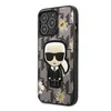 Dėklas Karl Lagerfeld KLHCP13LPMNFIK1 iPhone 13 Pro / 13 6,1" pilka/pilkas Flower Ikonik Karl