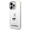 Apple iPhone 14 Pro Max Karl Lagerfeld dėklas Ikonik Karl Lagerfeld (KLHCP14XHNIKTCT) skaidrus