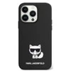 Apple iPhone 14 Pro Max Karl Lagerfeld dėklas Silicone Choupette Body juodos spalvos