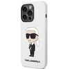 Karl Lagerfeld dėklas, skirtas iPhone 14 Pro Max 6,7 KLHCP14XSNIKBCH baltos spalvos kietas dėklas , skirtas Silikoninis Ikonik
