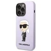 Karl Lagerfeld dėklas, skirtas iPhone 14 Pro Max 6,7 KLHCP14XSNIKBCU purpurinis kietas dėklas Silicone Ikonik