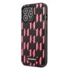 Apple iPhone 13 Pro Max Karl Lagerfeld dėklas Monogram Plaque (KLHCP13XMNMP1P) rožinės spalvos