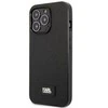Apple iPhone 13 Pro Karl Lagerfeld dėklas Saffiano Plaque juodos spalvos