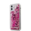 Karl Lagerfeld dėklas, skirtas iPhone 12 Mini 5,4" KLHCP12SROPI kietas dėklas, rožinis "Glitter Charms"