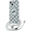 Karl Lagerfeld KLHMP15SHCKCKLCT Apple iPhone 15 /14 / 13 6.1″ skaidrus kietas dėklas IML Crossbody Monogram