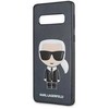 Dėklas Karl Lagerfeld KLHCS10IKPUBL S10 G973 hardcase tamsiai mėlyna/navy Iconic Karl Embossed
