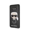 Karl Lagerfeld KLHCS10LIKPUBK S10e G970 hardcase juoda/juodas Iconic Karl Embossed