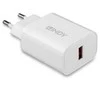 Įkroviklis - LINDY USB Type A Įkroviklis, Greitas Įkrovimas, 18W, Baltas
