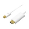 LOGILINK CV0125 LOGILINK - Mini DisplayPort prie HDMI, 4K, baltas, 5m